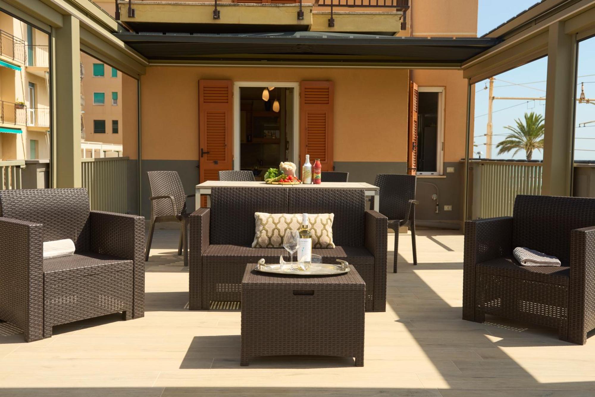 דירות Terrazza Sul Mare A פייטרה ליגורה מראה חיצוני תמונה